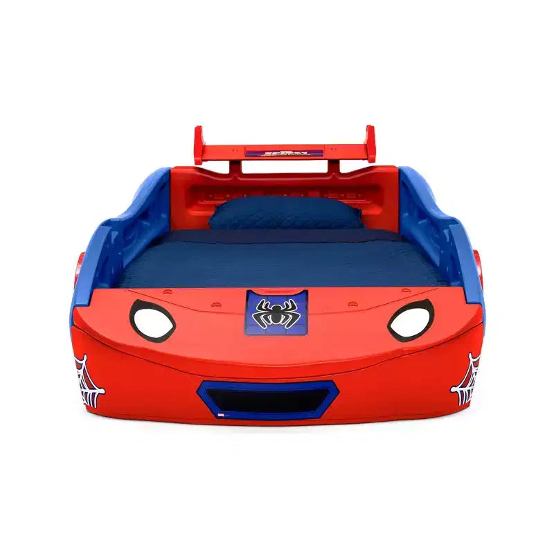Letto a forma di auto da corsa, singolo