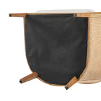 Poltrona d'Appoggio in Lino Tillman con Rattan