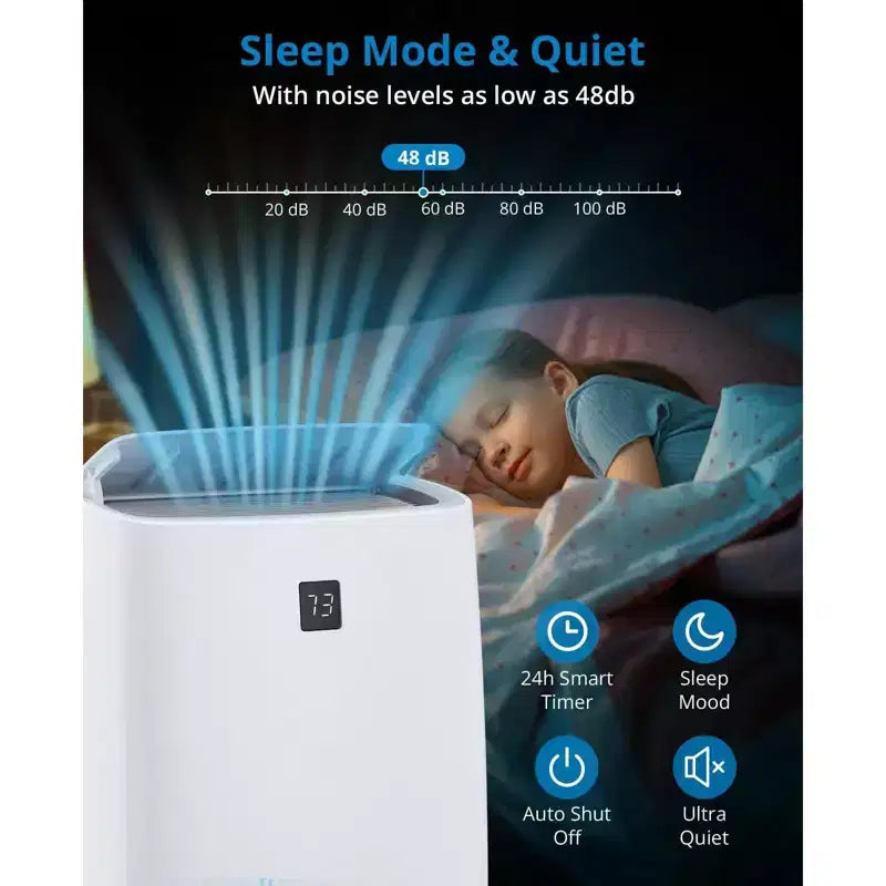 Condizionatore portatile da 14000 BTU, condizionatore con telecomando, funzioni di raffreddamento, ventilazione e deumidificazione, modalità sleep/timer 24 ore, raffredda 65 m²