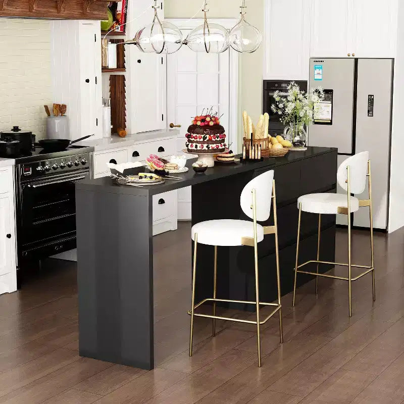 Credenza da buffet intelligente girevole/allungabile con 6 cassetti, piano d'appoggio esteso, tappetino antiscivolo, tavolo da pranzo girevole, isola per cucina/dispensa