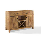 Credenza Crosley Roots finitura naturale - 52 L x 18 P x 36 H