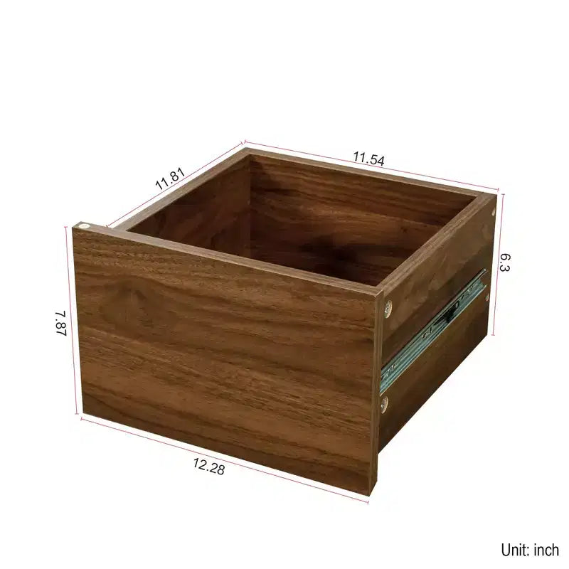 GDFStudio Hikaru Credenza Madia Moderna con Ante Scorrevoli in Vetro e Cassetti