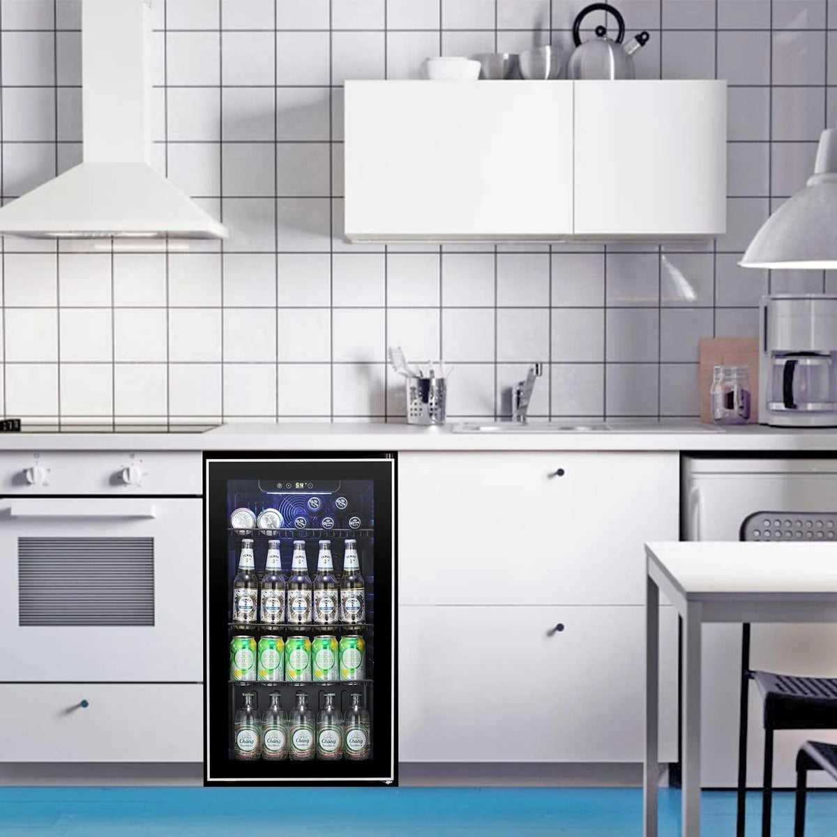 Frigorifero per bevande - Mini frigo con porta in vetro da 120 lattine