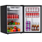 Mini Frigo da 4,5 Piedi Cubi con Congelatore, Frigorifero Compatto con Porta Reversibile, Termostato Regolabile ad Efficienza Energetica, Piccolo Frigo