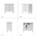 Giorgio 3 - Tavolino con cassetti e prese integrate Set di 2|HULALA HOME