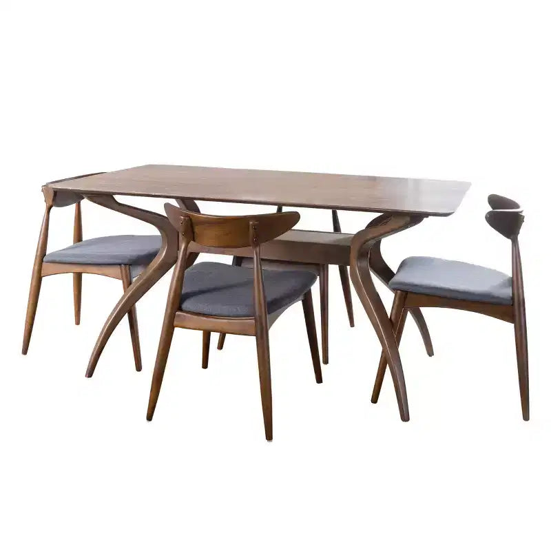 5pc Barron Curved Leg Dining Set - Christopher Knight Home
