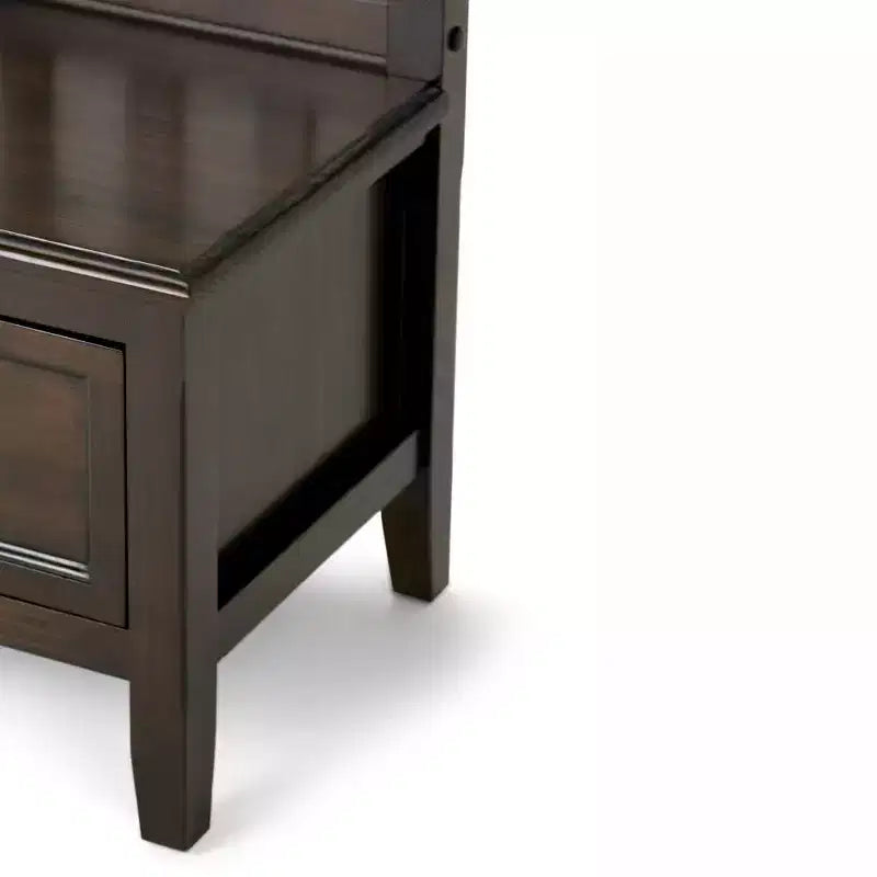 Banc de rangement d'entrée 42 po Portland avec tiroirs - Wyndenhall