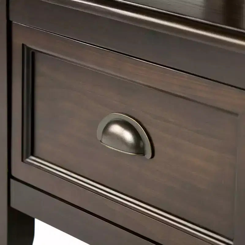 Banc de rangement d'entrée 42 po Portland avec tiroirs - Wyndenhall