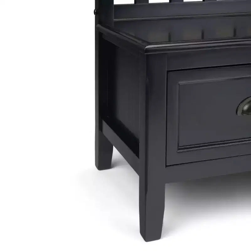 Banc de rangement d'entrée 42 po Portland avec tiroirs - Wyndenhall