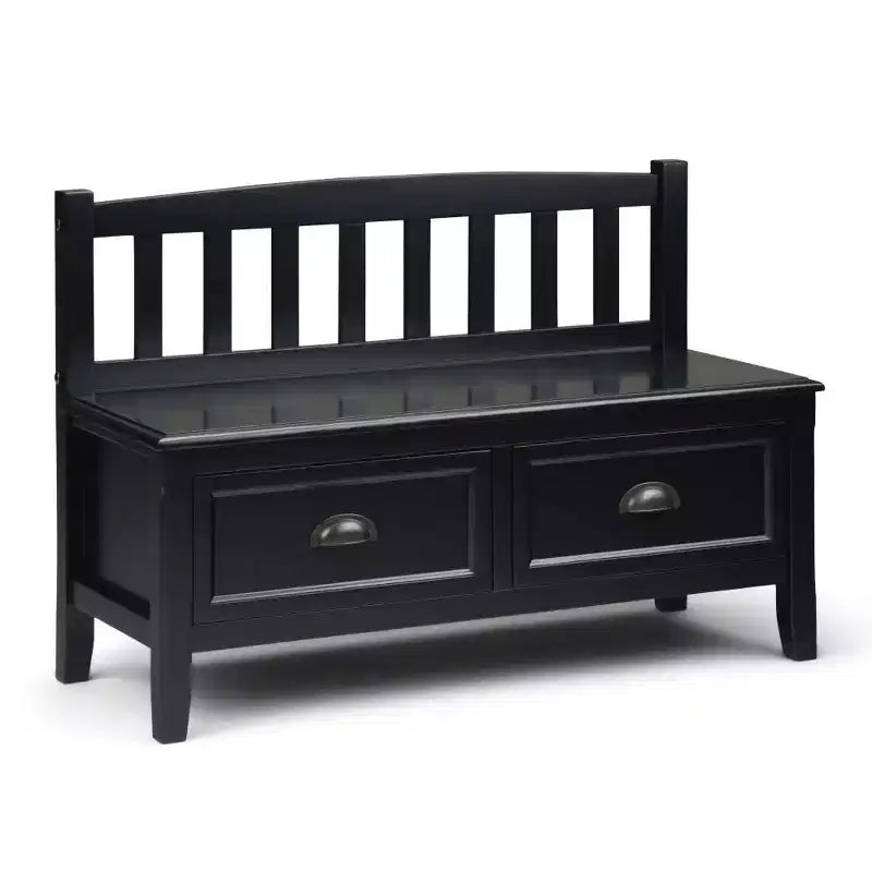 42 Portland Entryway Storage Bench with Drawers - Wyndenhall