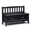 42 Portland Entryway Storage Bench with Drawers - Wyndenhall