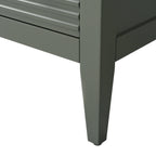 Mobile lavabo doppio Vanity Art 72 per bagno, con top in marmo tecnico