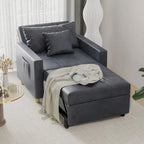 Poltrona Letto Trasformabile Regolabile, 3-in-1, Diversi Colori, Adatta a 1 Persona