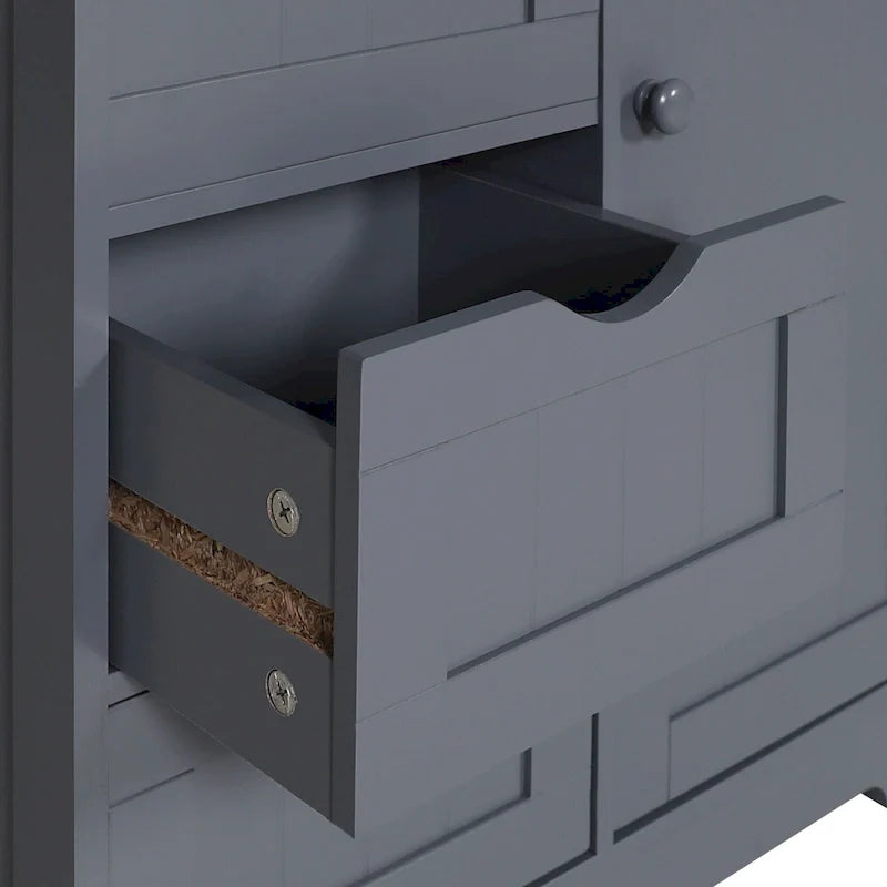 Mobiletto contenitore da bagno VEIKOUS con 4 cassetti