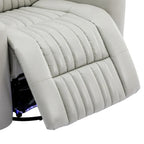 Poltrona reclinabile girevole a 270° multifunzione per home theater