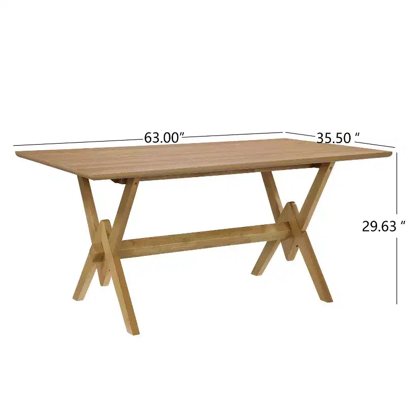 Christopher Knight Home Simon Set da Pranzo 5 Pezzi in Legno di Hevea Moderno di Metà Secolo con Sedie Imbottite in Bouclé