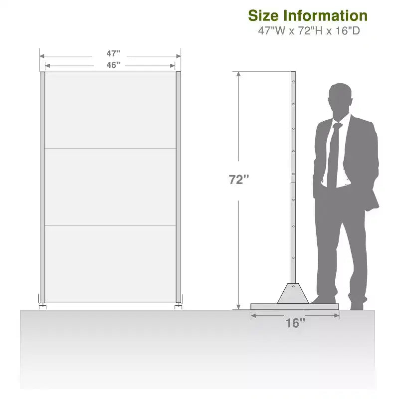 Schermo in acciaio zincato nero con motivo a triangolo a V | 183A x 120L x 4P cm