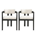 Sedia da pranzo moderna e sofisticata Conrad con braccioli di Christopher Knight Home
