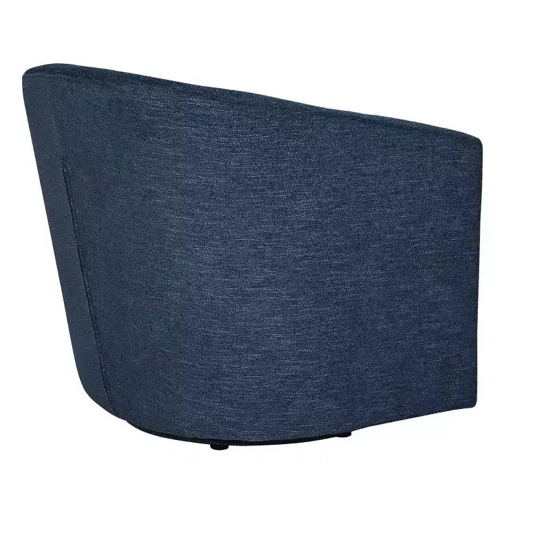 Set of 2 Liria Wooden Upholstered Barrel Chair for Livingroom with Metal Swivel Base| ART OF LIVING DESIGNS
