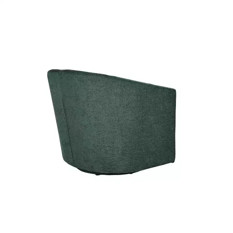 Set of 2 Liria Wooden Upholstered Barrel Chair for Livingroom with Metal Swivel Base| ART OF LIVING DESIGNS