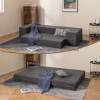 Divano Letto Pieghevole da 20 cm con Schiuma ad Alta Densità e Rivestimento Lavabile Misura Singola/Matrimoniale
