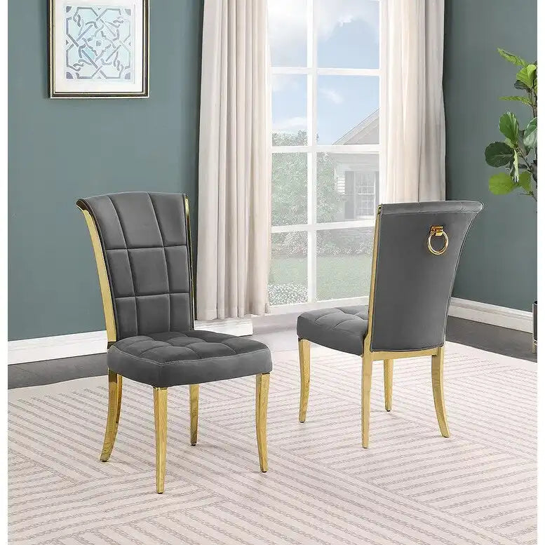 Best Quality Furniture D325-SC324-7 Set da pranzo rotondo 5 pezzi
