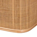 Panca contenitore Bali & Pari Ishana in rattan naturale naturale/bianco: Poliestere imbottito, Struttura in compensato, Nessun montaggio richiesto