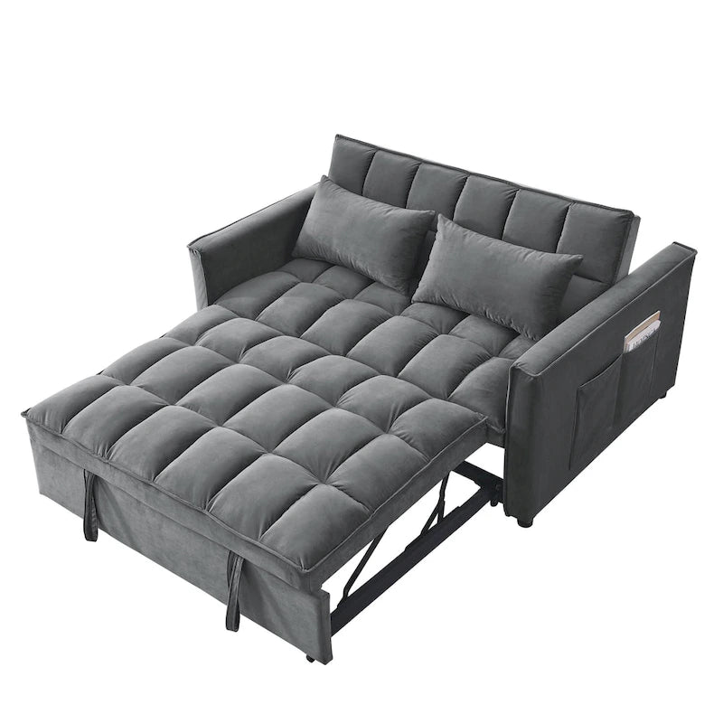 Divano letto matrimoniale con penisola reversibile