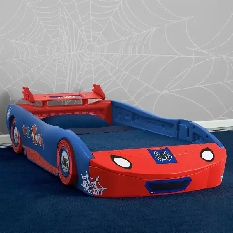 Letto a forma di auto da corsa, singolo