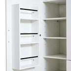 Whisen Dispensa da Cucina Autoportante 71''H, Grande Armadio Contenitore per Sala da Pranzo Credenze con 6 Ante, Ripiani Regolabili