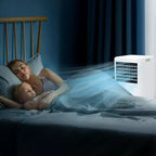 Condizionatore portatile da 8.000 BTU - 3 in 1 Raffreddamento, Deumidificatore e Ventilatore per 32 mq con Modalità Notte e 1 Anno di Garanzia