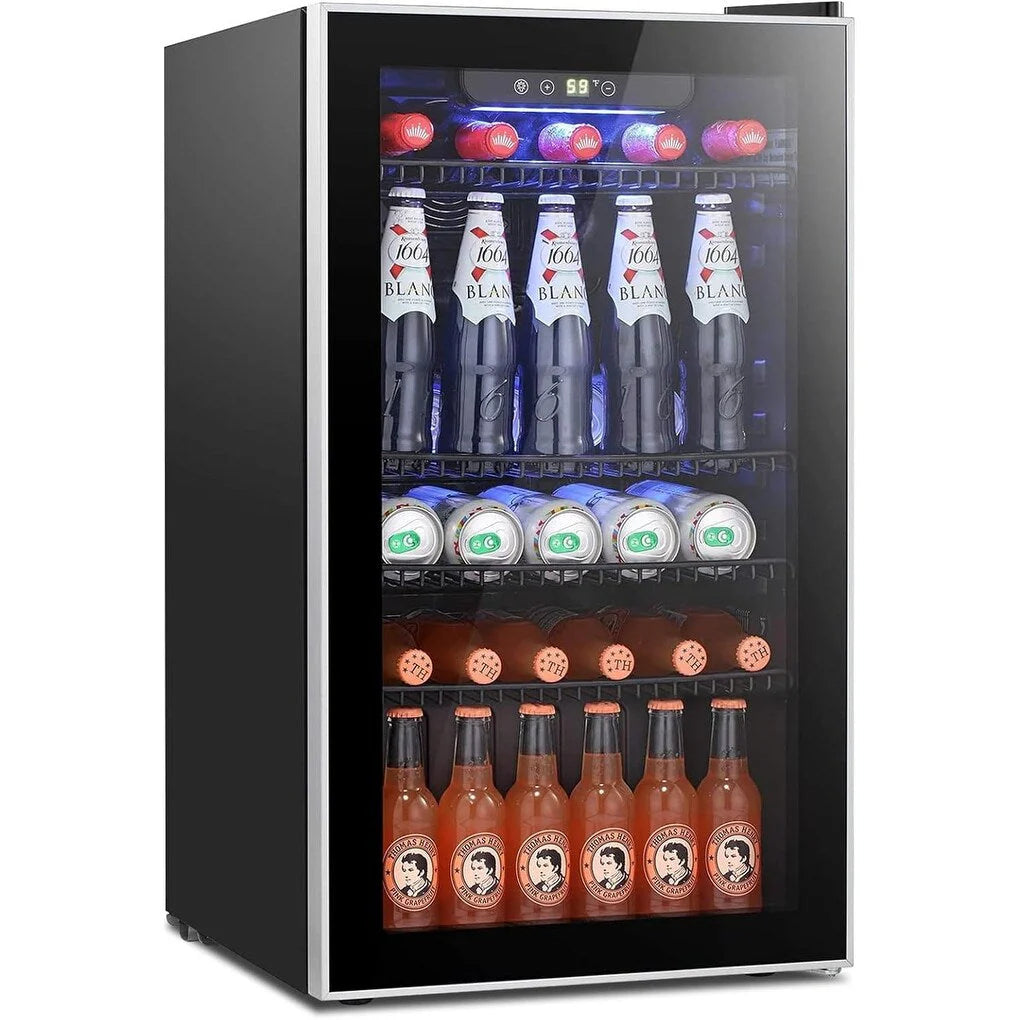 Frigorifero per bevande - Mini frigo con porta in vetro da 120 lattine