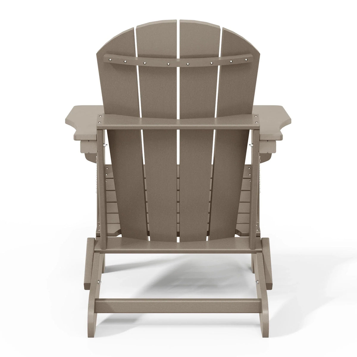 Polytrends Laguna Sedia Adirondack Pieghevole da Esterno per Patio Resistente allo Sbiadimento e alle Intemperie