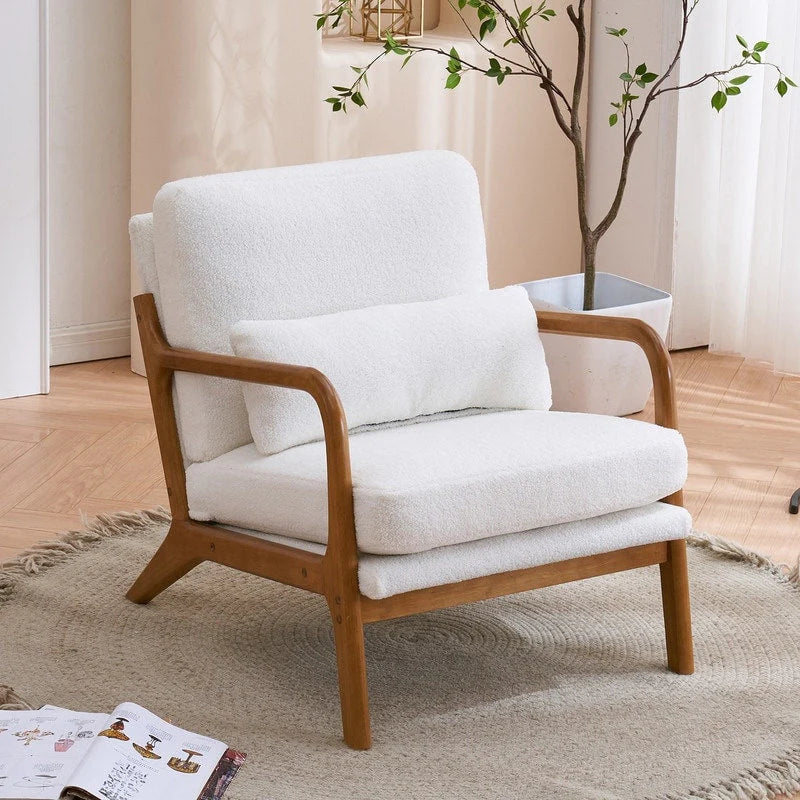 Poltrona imbottita Mid-Century Modern