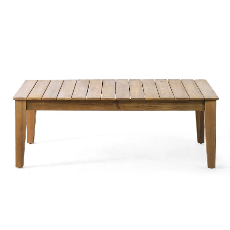 Set Divanetto e Tavolino da Caffè in Legno d'Acacia per Esterni Rossville di Christopher Knight Home
