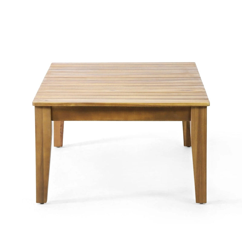 Set Divanetto e Tavolino da Caffè in Legno d'Acacia per Esterni Rossville di Christopher Knight Home