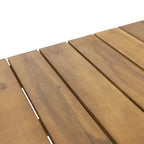 Set Divanetto e Tavolino da Caffè in Legno d'Acacia per Esterni Rossville di Christopher Knight Home