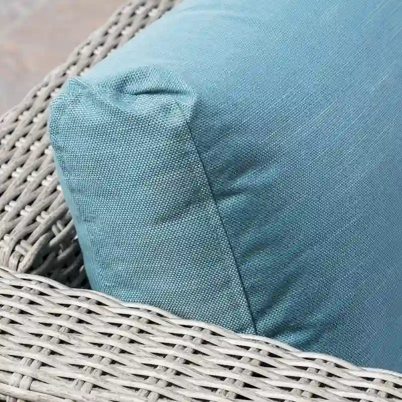Set divano componibile da esterni a 8 pezzi in vimini Santa Rosa con cuscini di Christopher Knight Home