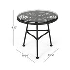 Set conversazione Montana Outdoor in 5 pezzi in vimini di Christopher Knight Home
