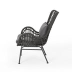 Set conversazione Montana Outdoor in 5 pezzi in vimini di Christopher Knight Home