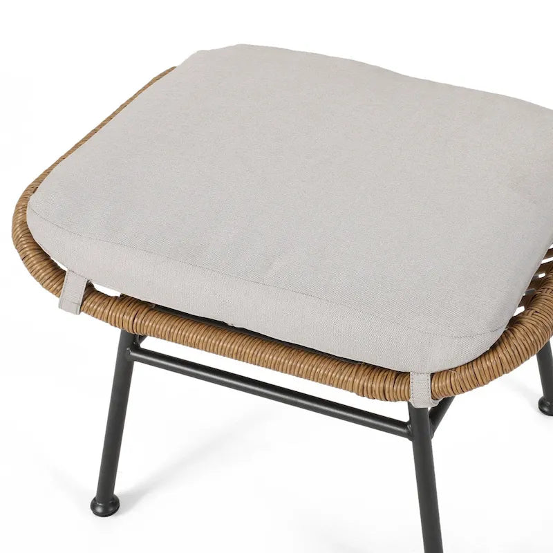 Set conversazione Montana Outdoor in 5 pezzi in vimini di Christopher Knight Home