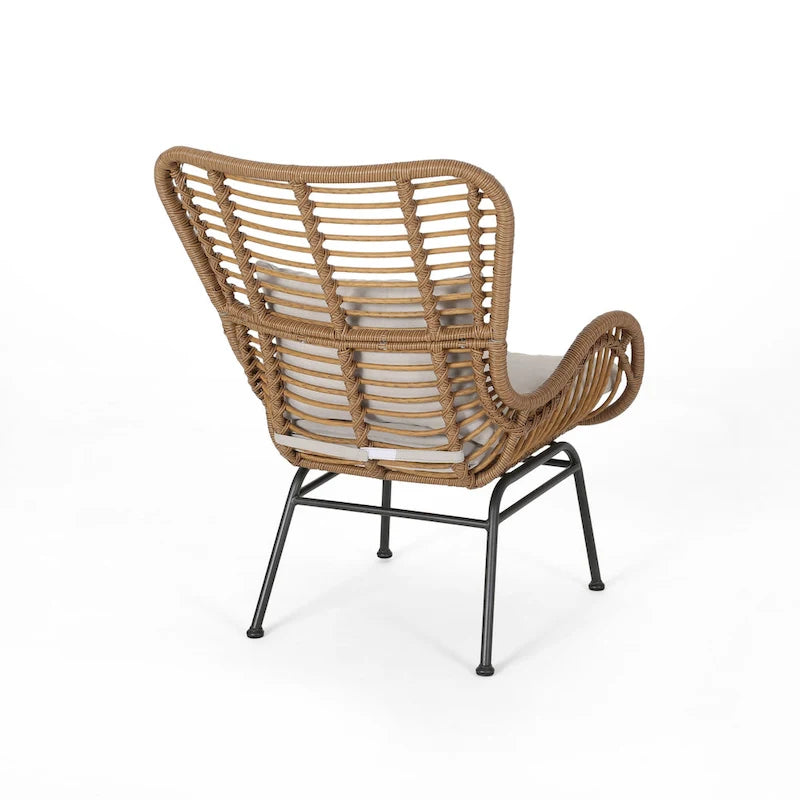 Set conversazione Montana Outdoor in 5 pezzi in vimini di Christopher Knight Home