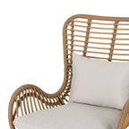 Set conversazione Montana Outdoor in 5 pezzi in vimini di Christopher Knight Home