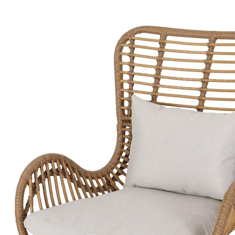Set conversazione Montana Outdoor in 5 pezzi in vimini di Christopher Knight Home
