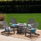 Set da 5 pezzi di sedie Adirondack Maison Outdoor di Christopher Knight Home