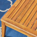 Set Divano Sezionale e Tavolino da Esterno in Acacia Grenada di Christopher Knight Home