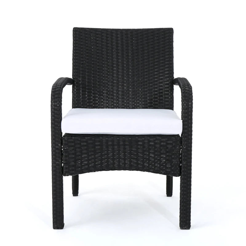 Set Conversazione da Esterno in Rattan Sintetico a 4 Pezzi Cordoba con Cuscini di Christopher Knight Home