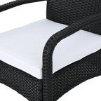 Set Conversazione da Esterno in Rattan Sintetico a 4 Pezzi Cordoba con Cuscini di Christopher Knight Home