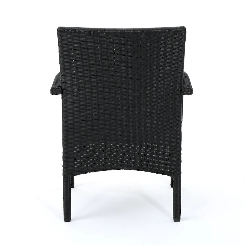 Set Conversazione da Esterno in Rattan Sintetico a 4 Pezzi Cordoba con Cuscini di Christopher Knight Home