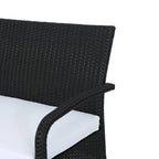 Set Conversazione da Esterno in Rattan Sintetico a 4 Pezzi Cordoba con Cuscini di Christopher Knight Home